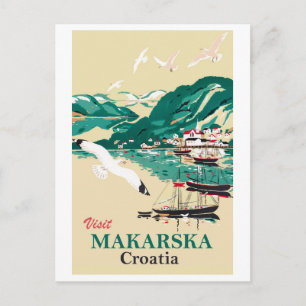 Cartão Postal Makarska, Croácia