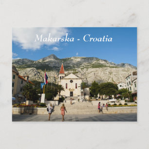 Cartão Postal Makarska - Croácia