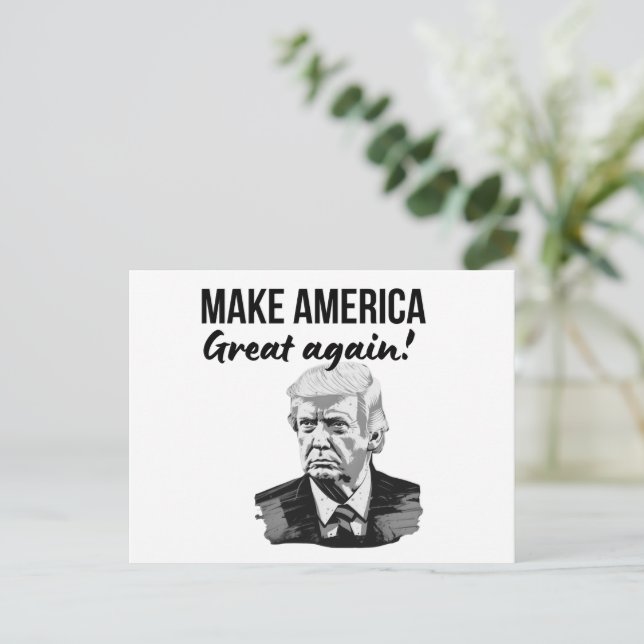 Cartão Postal Make America Great Again 2024 (Em pé/Frente)