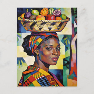 Cartão Postal “Makena” - Geometria da Beleza - História Negra