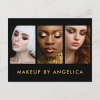 Makeup Artist 3 Fotografia Dourada Business