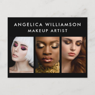 Cartão Postal Makeup Artist Business 3 Foto