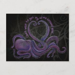 Cartão Postal Mal posso esperar para colocar meus braços em seu 