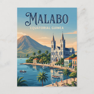 Cartão Postal Malabo, Guiné Equatorial