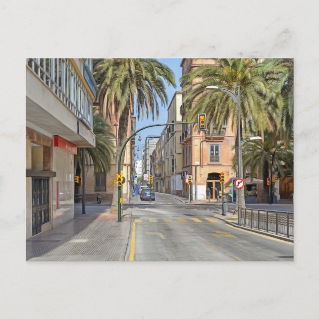 Cartão Postal Málaga. 14. (Frente)