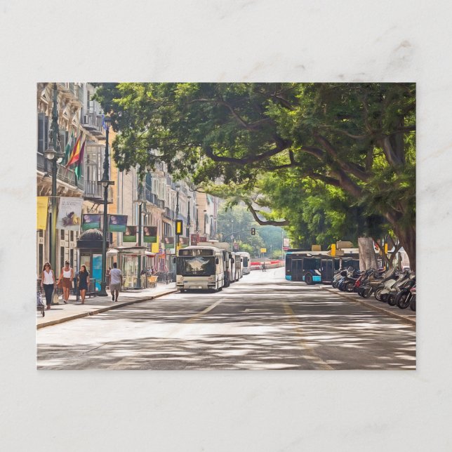 Cartão Postal Málaga. 16. (Frente)