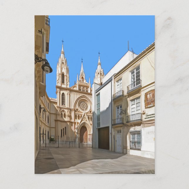 Cartão Postal Málaga. 2.   (Frente)