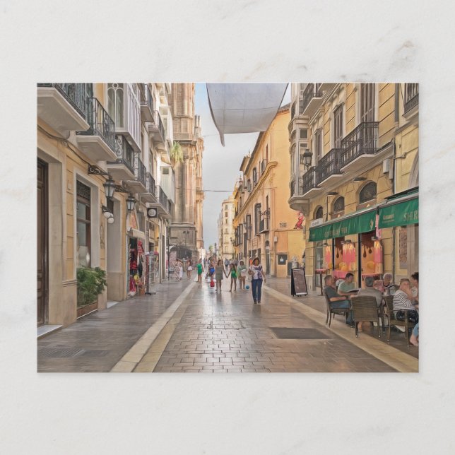 Cartão Postal Málaga. 25. (Frente)