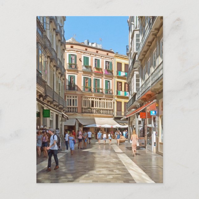 Cartão Postal Málaga. 5. (Frente)