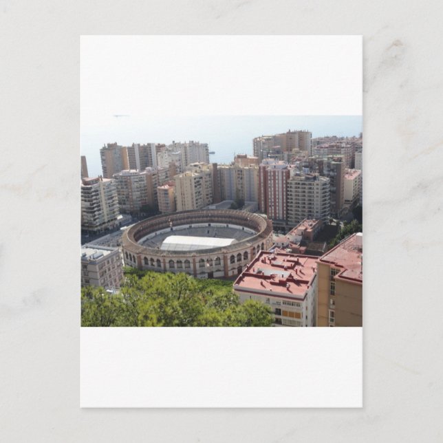 Cartão Postal Málaga, Espanha (Frente)
