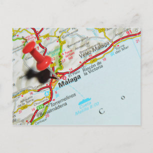 Cartão Postal Málaga, Espanha