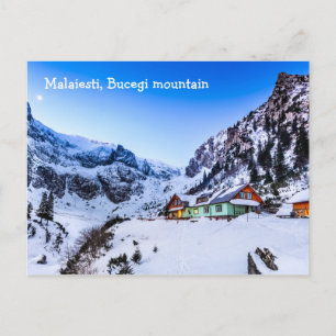 Cartão postal Malaiesti, montanha de Bucegi, Romên