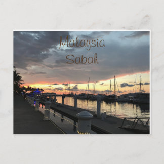 Cartão Postal Malásia - Sabah - Kota Kinabalu