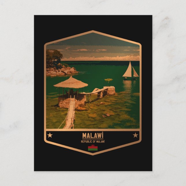Cartão Postal Malauí (Frente)