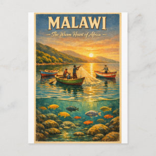 Cartão Postal MALAWI – O Coração Quente da África