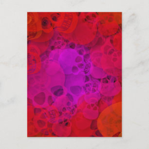 Cartão Postal Malditos Skulls