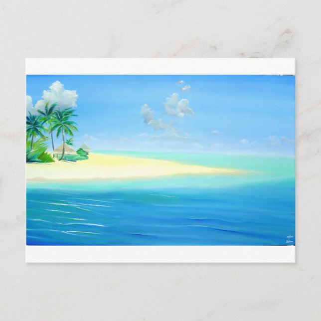 Cartão Postal Maldivas (Frente)