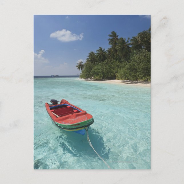 Cartão Postal Maldivas, Atoll Masculino, Ilha Kuda Bandos (Frente)