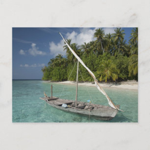 Cartão Postal Maldivas, North Male Atoll, Ilha de Kuda