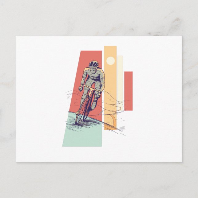 CARTÃO POSTAL MALE CYCLIST (Frente)