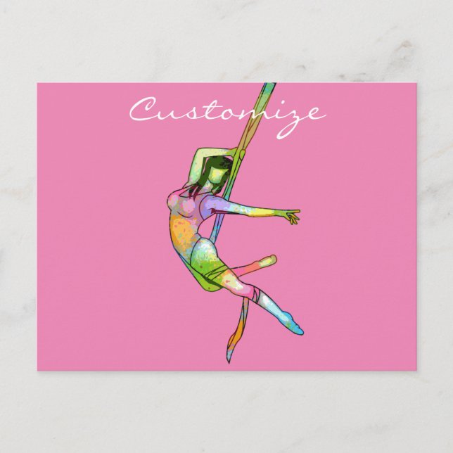 Cartão Postal Malhação aérea Yoga Thunder_Cove (Frente)