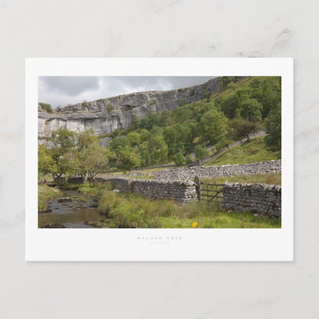 Cartão Postal Malham Cove (Frente)
