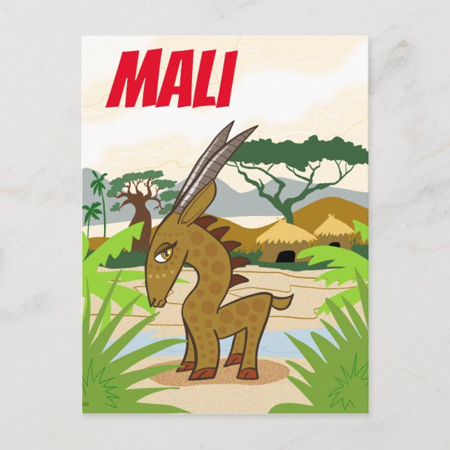 Cartão Postal Mali (Frente)