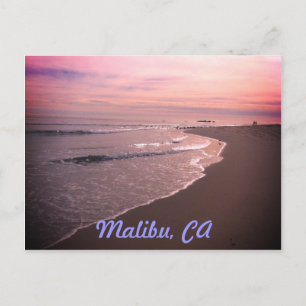 Cartão Postal Malibu Beach