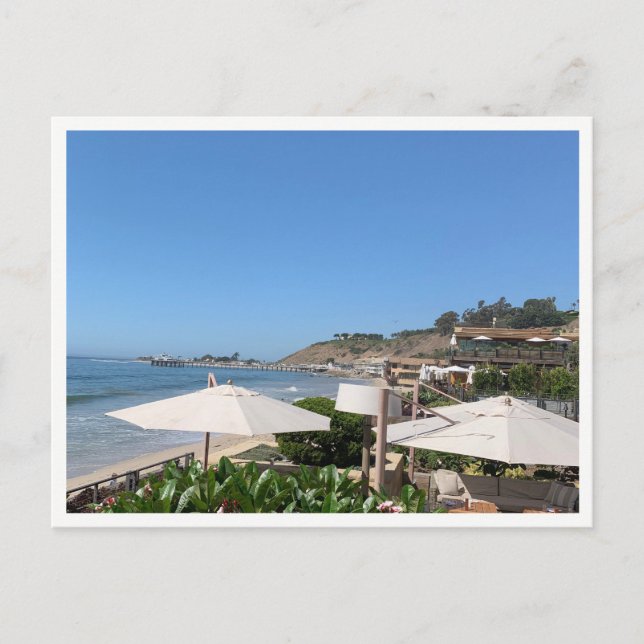Cartão Postal Malibu, CA (Frente)
