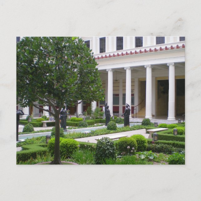 Cartão Postal Malibu California Art Villa (Frente)