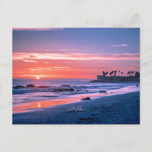 Cartão Postal Malibu, foto pitoresca da CA