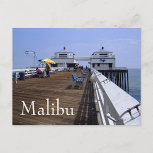 Cartão Postal Malibu Pier, Cartão-postal da Califórnia
