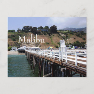 Cartão Postal Malibu Pier, Cartão-postal da Califórnia