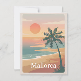 Cartão Postal Mallorca minimalística