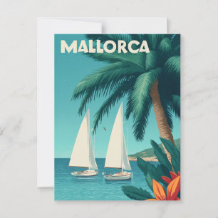 Cartão Postal Mallorca vintage