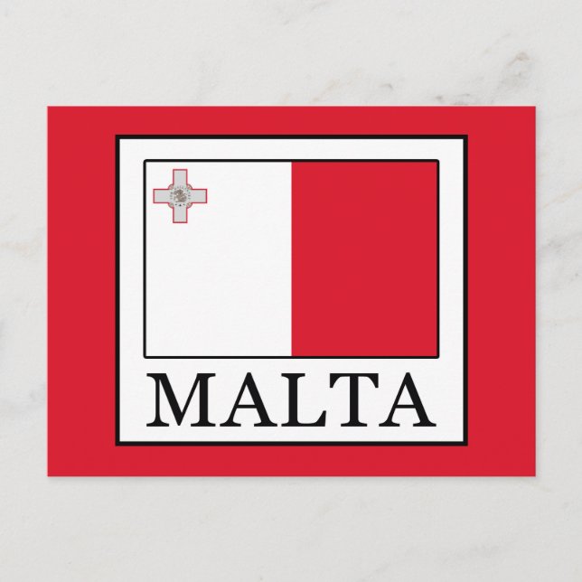 Cartão Postal Malta (Frente)