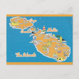 Cartão Postal Malta