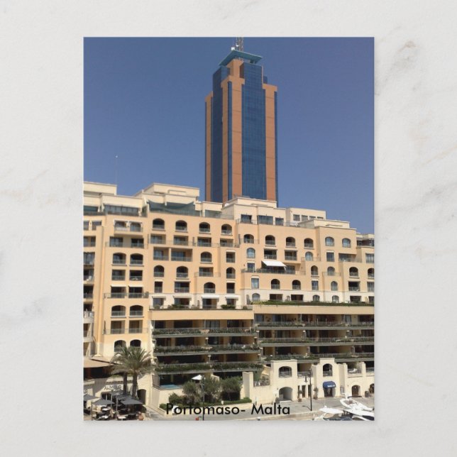 Cartão Postal Malta 2008 015, Portomaso - Malta (Frente)