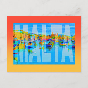 Cartão Postal Malta Marsaxlokk 