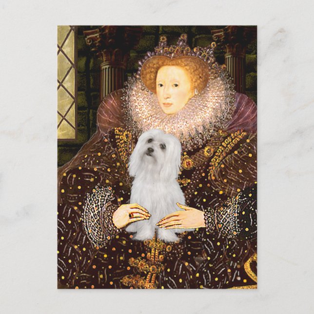 Cartão Postal Maltês (SD) - Rainha (Frente)