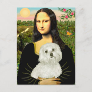 Cartão Postal Maltese 11 - Mona Lisa