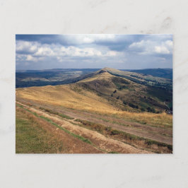 Cartão Postal Mam Tor e Loose Hill Ridge, Derbyshire Europa