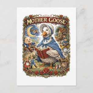 Cartão Postal Mama Gansa