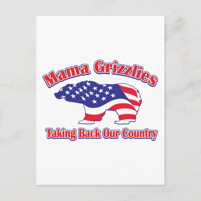 Cartão Postal Mama Grizzlies (Frente)