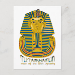 Cartão Postal Mamã Tutankhamun, o antigo Rei Tut do Egito