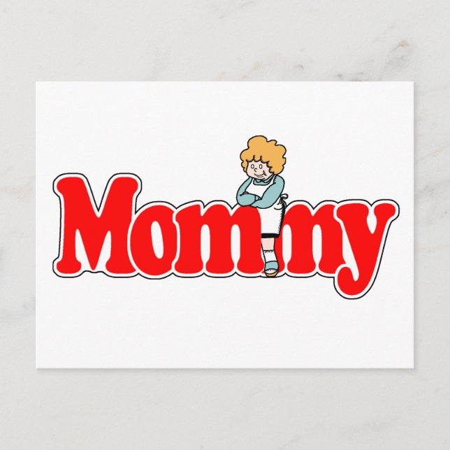 Cartão Postal Mamãe (Frente)