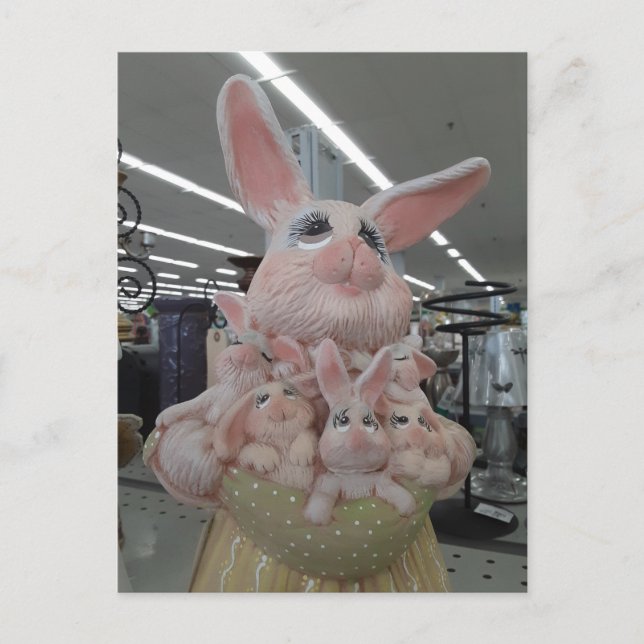 Cartão Postal Mamãe Bunny (Frente)