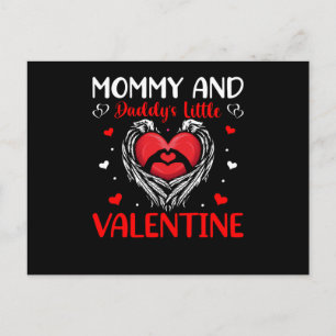 Cartão Postal Mamãe e Papai Pequeno Valentim Dia dos Namorados