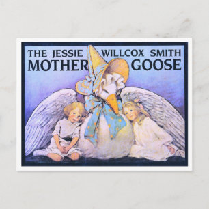 Cartão Postal Mamãe Gansa, Jessie Willcox Smith