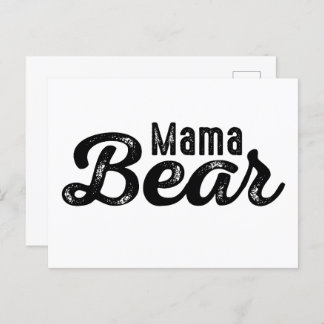 Cartão Postal Mamãe Urso